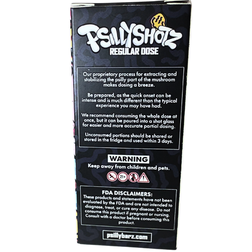 Psilly Shotz Magic Mushroom Infused Drink